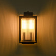 Load image into Gallery viewer, Farmhouze Light - Contemporary 1 - Light Glass Lantern Outdoor Wall Sconce - Wall Sconce - 8 in - 1 Pack - 
