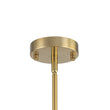 Load image into Gallery viewer, Farmhouze Light-Contemporary 6-Light Milk Glass Globe Linear Island Chandelier-Pendant-Brass-
