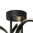 Load image into Gallery viewer, Farmhouze Light-Contemporary Designer Twisted Strip Dimmable LED Ceiling Light-Ceiling Light-Black-
