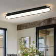 Load image into Gallery viewer, Farmhouze Light - Contemporary Matte Black Oval Dimmable LED Ceiling Light - Ceiling Light - 39.4 in - 
