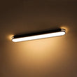Load image into Gallery viewer, Farmhouze Light - Contemporary Matte Black Oval Dimmable LED Ceiling Light - Ceiling Light - 47.2 in - 
