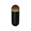 Load image into Gallery viewer, Farmhouze Light-Contemporary Simple Black Metal Oval Outdoor Wall Light-Wall Sconce-2 Packs-

