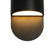 Load image into Gallery viewer, Farmhouze Light-Contemporary Simple Black Metal Oval Outdoor Wall Light-Wall Sconce-2 Packs-
