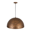 Load image into Gallery viewer, Farmhouze Light - Cottage Aged Bronze Style Oversized Dome Pendant Light - Chandelier - 23.6 in - 
