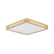 Load image into Gallery viewer, Farmhouze Light - Cottage Rustic Dimmable LED Square Wooden Flush Mount Light - Ceiling Light - 15 in - 
