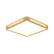 Load image into Gallery viewer, Farmhouze Light - Cottage Rustic Dimmable LED Square Wooden Flush Mount Light - Ceiling Light - 15 in - 
