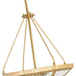 Load image into Gallery viewer, Farmhouze Light-Diamond Rustic Vintage Brass Textured Glass Cage Pendant-Chandelier-23 in-

