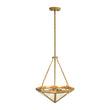 Load image into Gallery viewer, Farmhouze Light-Diamond Rustic Vintage Brass Textured Glass Cage Pendant-Chandelier-23 in-
