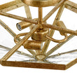 Load image into Gallery viewer, Farmhouze Light-Diamond Vintage Brass Textured Glass Cage Ceiling Light-Ceiling Light-16 in-
