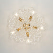 Load image into Gallery viewer, Farmhouze Light - Dimmable Cluster Cluster Glass Globe Bubble Semi Flush Mount - Chandelier - White - 

