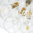 Load image into Gallery viewer, Farmhouze Light - Dimmable Cluster Cluster Glass Globe Bubble Semi Flush Mount - Chandelier - White - 
