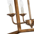 Load image into Gallery viewer, Farmhouze Light-Distressed Gold Bronze Candle Style Square Cage Ceiling Light-Ceiling Light-15 in-
