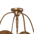 Load image into Gallery viewer, Farmhouze Light-Distressed Gold Bronze Candle Style Square Cage Ceiling Light-Ceiling Light-15 in-
