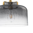 Load image into Gallery viewer, Farmhouze Light-Farmhouse 1-Light Gray Water Glass Drum Kitchen Pendant-Pendant-Brass-
