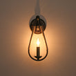 Load image into Gallery viewer, Farmhouze Light - Farmhouse 1 - Light Hemp Rope Accented Candle Wall Lamp - Wall Sconce - Black Finish - 
