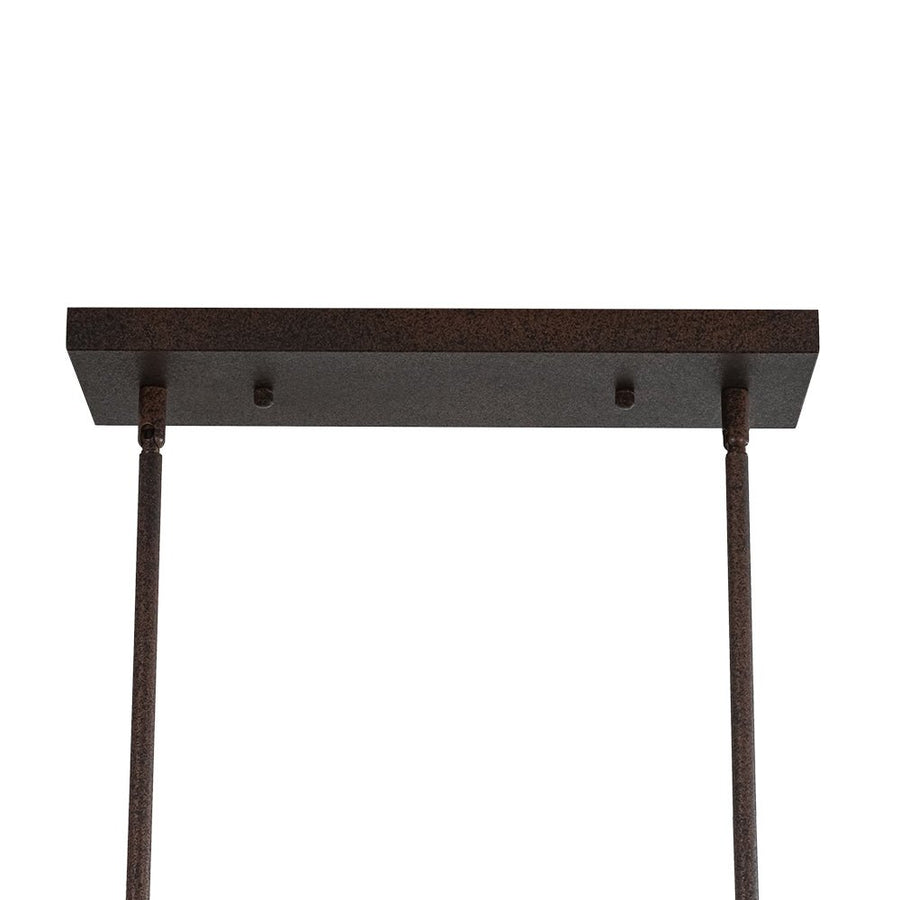 Farmhouze Light - Farmhouse 6 - Light Rectangle Kitchen Island Linear Chandelier - Chandelier - Imitated Copper - 