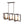 Load image into Gallery viewer, Farmhouze Light - Farmhouse 6 - Light Rectangle Kitchen Island Linear Chandelier - Chandelier - Imitated Copper - 
