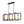 Load image into Gallery viewer, Farmhouze Light - Farmhouse 6 - Light Rectangle Kitchen Island Linear Chandelier - Chandelier - Imitated Copper - 
