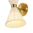 Load image into Gallery viewer, Farmhouze Light-Farmhouse Brass 2-Light Woven Ivory String Conical Wall Lamp-Wall Sconce-2 Packs-
