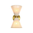 Load image into Gallery viewer, Farmhouze Light-Farmhouse Brass 2-Light Woven Ivory String Conical Wall Lamp-Wall Sconce-2 Packs-
