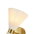 Load image into Gallery viewer, Farmhouze Light-Farmhouse Brass 2-Light Woven Ivory String Conical Wall Lamp-Wall Sconce-2 Packs-
