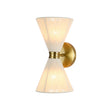 Load image into Gallery viewer, Farmhouze Light-Farmhouse Brass 2-Light Woven Ivory String Conical Wall Lamp-Wall Sconce-2 Packs-
