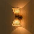 Load image into Gallery viewer, Farmhouze Light-Farmhouse Brass 2-Light Woven Ivory String Conical Wall Lamp-Wall Sconce-2 Packs-
