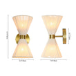 Load image into Gallery viewer, Farmhouze Light-Farmhouse Brass 2-Light Woven Ivory String Conical Wall Lamp-Wall Sconce-2 Packs-
