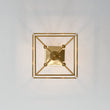 Load image into Gallery viewer, Farmhouze Light - Farmhouse Brass Candle Style Square Cage Ceiling Light - Ceiling Light - Brass - 
