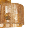 Load image into Gallery viewer, Farmhouze Light-Farmhouse Coastal Woven Rope Quatrefoil Scalloped Ceiling Light-Ceiling Light-13.8 in-
