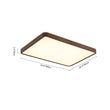 Load image into Gallery viewer, Farmhouze Light - Farmhouse Dimmable LED Walnut Wood Rectangle Ceiling Light - Ceiling Light - 24.4 In (Back Order) - 
