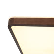 Load image into Gallery viewer, Farmhouze Light - Farmhouse Dimmable LED Walnut Wood Rectangle Ceiling Light - Ceiling Light - 24.4 In (Back Order) - 
