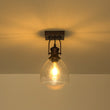 Load image into Gallery viewer, Farmhouze Light-Farmhouse Dual Mount Seeded Glass Linear Ceiling Light-Ceiling Light-1 Bulb-
