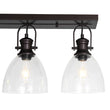 Load image into Gallery viewer, Farmhouze Light - Farmhouse Dual Mount Seeded Glass Linear Ceiling Light - Ceiling Light - Oil - Rubbed Bronze - 
