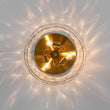 Load image into Gallery viewer, Farmhouze Light-Farmhouse Round Wide Clear Water Glass Ceiling Light-Ceiling Light-Brass-
