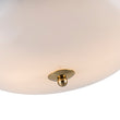 Load image into Gallery viewer, Farmhouze Light-Farmhouse Shaker Milky Blue Art Glass Dome Ceiling Light-Ceiling Light-Brass-

