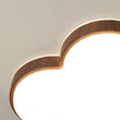 Load image into Gallery viewer, Farmhouze Light - Farmhouse Walnut Cloud Dimmable LED Kids Flush Mount Light - Ceiling Light - Walnut - 
