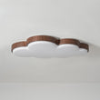 Load image into Gallery viewer, Farmhouze Light - Farmhouse Walnut Cloud Dimmable LED Kids Flush Mount Light - Ceiling Light - Walnut - 
