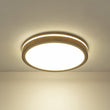 Load image into Gallery viewer, Farmhouze Light-Farmhouse Walnut Dimmable LED Round Flush Mount Light-Ceiling Light-15.7 in-
