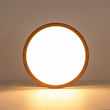 Load image into Gallery viewer, Farmhouze Light-Farmhouse Walnut Dimmable LED Round Flush Mount Light-Ceiling Light-15.7 in-
