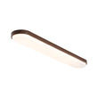 Load image into Gallery viewer, Farmhouze Light-Farmhouse Walnut Grain Dimmable LED Long Oval Flush Mount Light-Ceiling Light-38.8 in-
