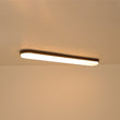 Load image into Gallery viewer, Farmhouze Light-Farmhouse Walnut Grain Dimmable LED Long Oval Flush Mount Light-Ceiling Light-38.8 in-
