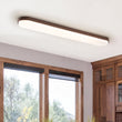 Load image into Gallery viewer, Farmhouze Light-Farmhouse Walnut Grain Dimmable LED Long Oval Flush Mount Light-Ceiling Light-38.8 in-
