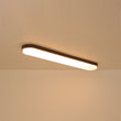 Load image into Gallery viewer, Farmhouze Light-Farmhouse Walnut Grain Dimmable LED Long Oval Flush Mount Light-Ceiling Light-38.8 in-
