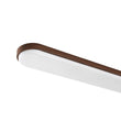 Load image into Gallery viewer, Farmhouze Light-Farmhouse Walnut Grain Dimmable LED Long Oval Flush Mount Light-Ceiling Light-38.8 in-
