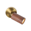 Load image into Gallery viewer, Farmhouze Light - Farmhouse Wood Grain Adjustable Cylinder Ceiling Spotlight - Ceiling Light - Walnut - 1 Pack - 
