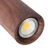 Load image into Gallery viewer, Farmhouze Light - Farmhouse Wood Grain Adjustable Cylinder Ceiling Spotlight - Ceiling Light - Walnut - 2 Packs - 

