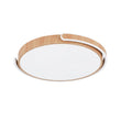 Load image into Gallery viewer, Farmhouze Light-Farmhouse Wood Grain Dimmable LED Round Flush Mount-Ceiling Light-20.5 in-
