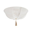 Load image into Gallery viewer, Farmhouze Light - French Country Beige Linen Round Pleated Cage Ceiling Light - Ceiling Light - 24 in - 
