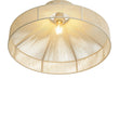 Load image into Gallery viewer, Farmhouze Light-French Country Bleached String Round Woven Cage Pendant-Chandelier-White-

